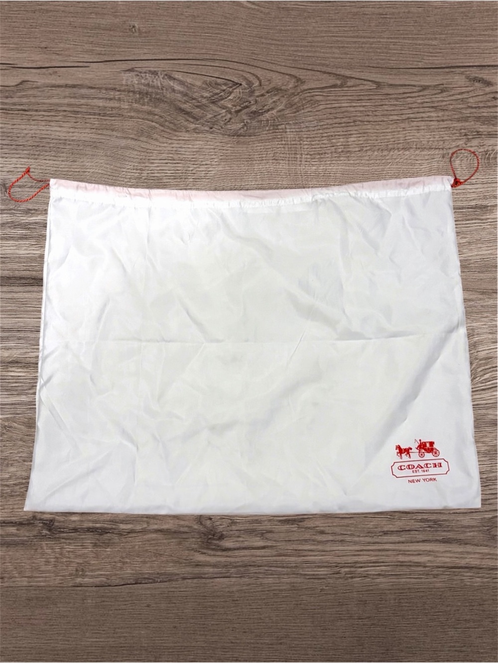 Coach Large Satin Drawstring Dust Bag 23x19